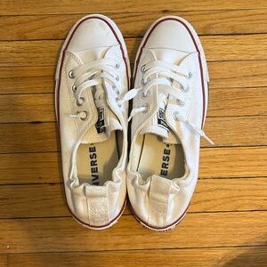 white converse size 7 worn once
